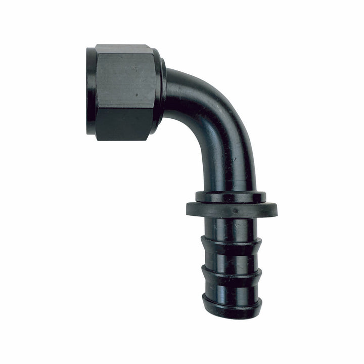 PSC Push-Lock Hose Fitting 90° Elbow -12 AN Low Pressure HF-LP9012 | SKU HF-LP9012