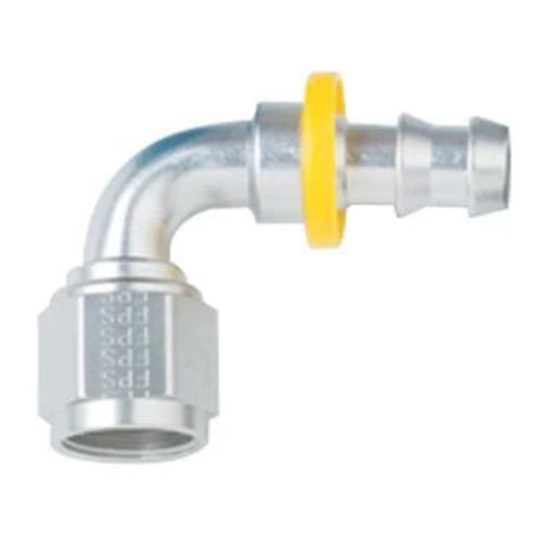 PSC Push-Lock Hose Fitting 90° Elbow -12 AN Low Pressure HF-LP9012 | SKU HF-LP9012