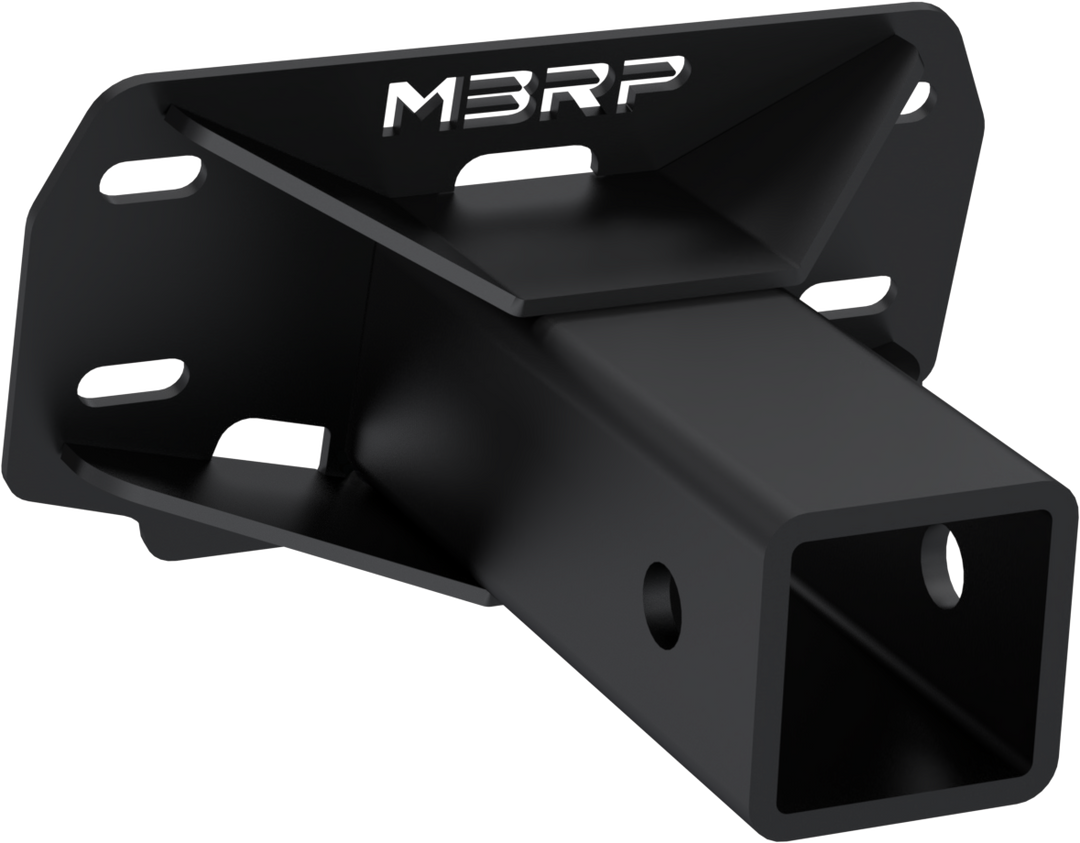 MBRP 18-Up Polaris Ranger 1000/ XP 1000 and 2023-Up Polaris Ranger EV Black-Coated 2" Front Hitch Receiver HT-9535