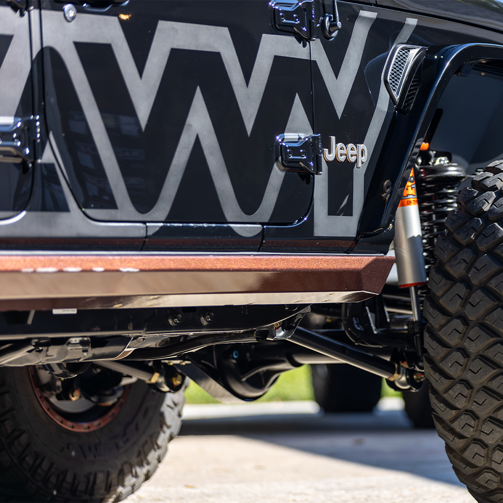 Savvy Rock Sliders Krawler Lite (Bolt On) - 2018-2026 Jeep JLU