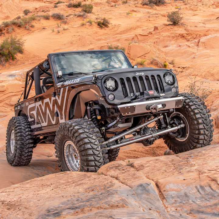 Savvy Front Bumper without Hoop (Legacy 6061 Aluminum) - 2007-2018 Jeep JK/JKU