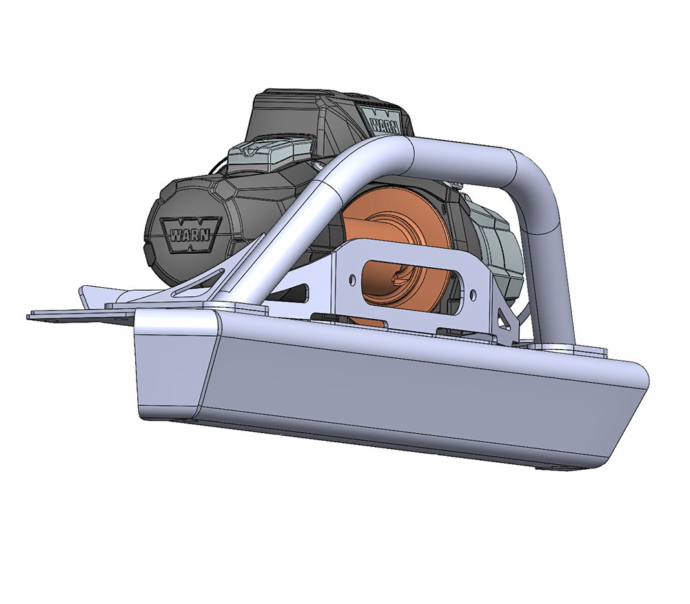 Savvy Front Bumper with Hoop (Legacy 6061 Aluminum) - 1996-2006 Jeep TJ/LJ