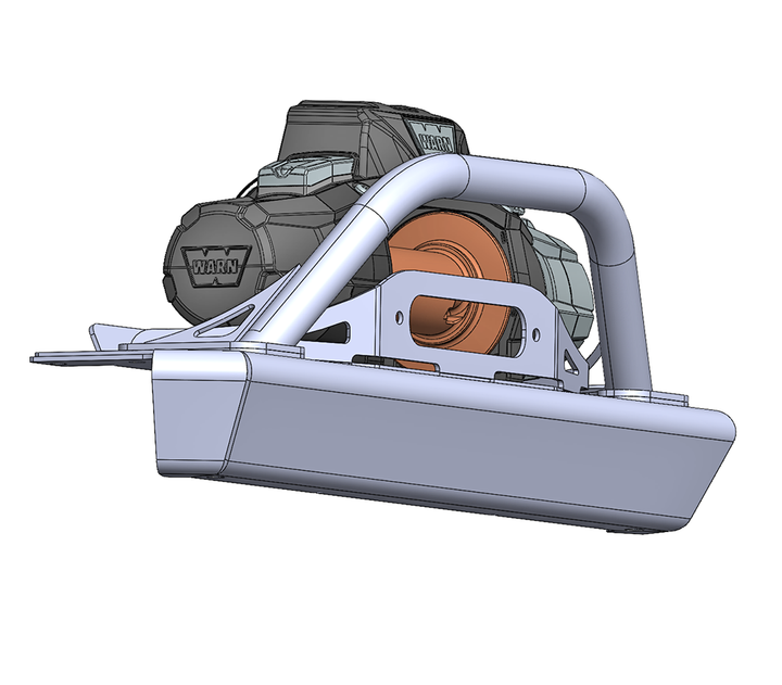 Savvy Front Bumper with Hoop (Legacy 6061 Aluminum) - 1996-2006 Jeep TJ/LJ