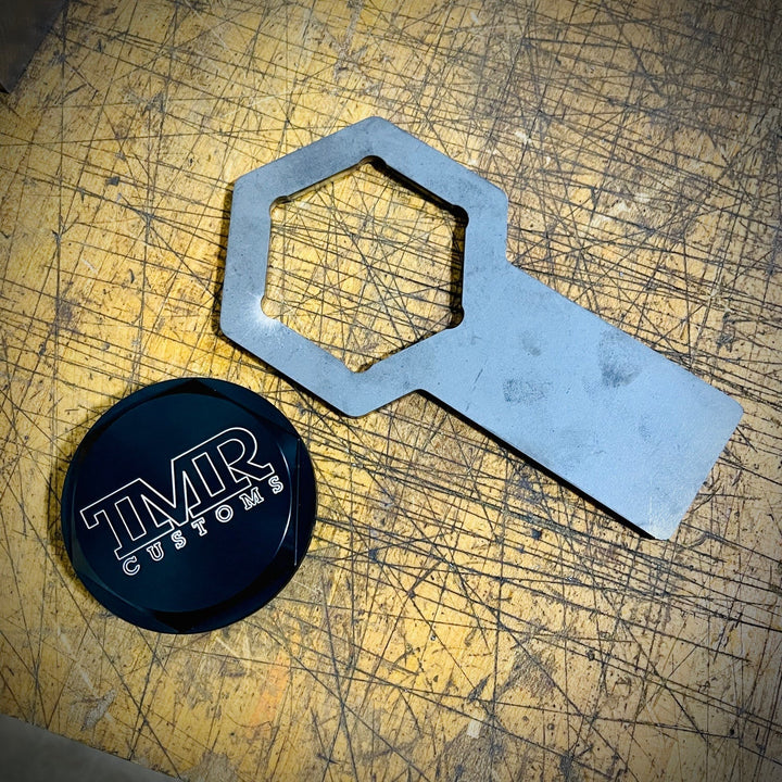 TMR Customs CAP WRENCH for MEGA Swing Out Tire Carrier Spindle 2497