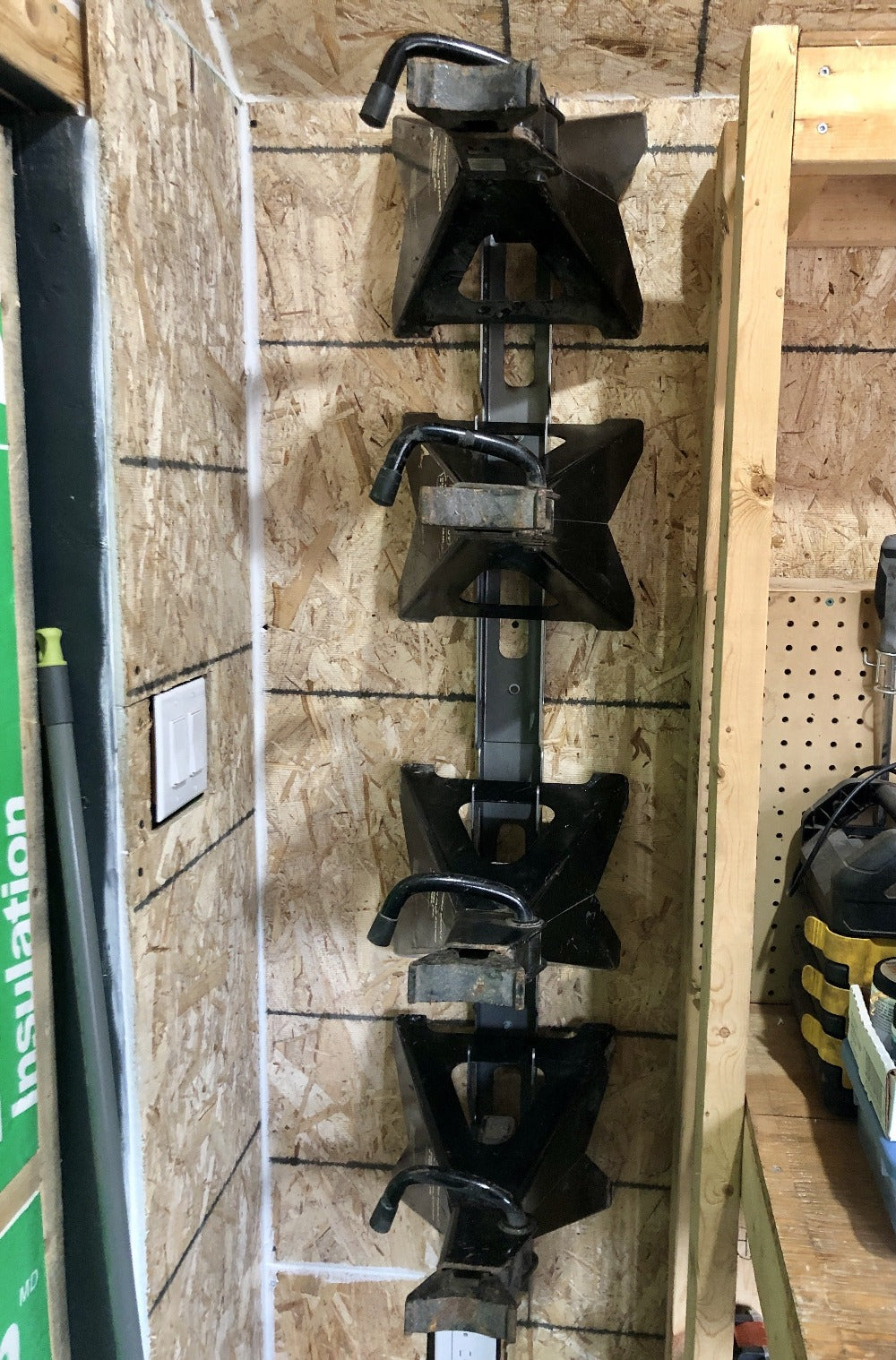 TMR Customs LARGE Jack Stand Storage Rack - PAIR
