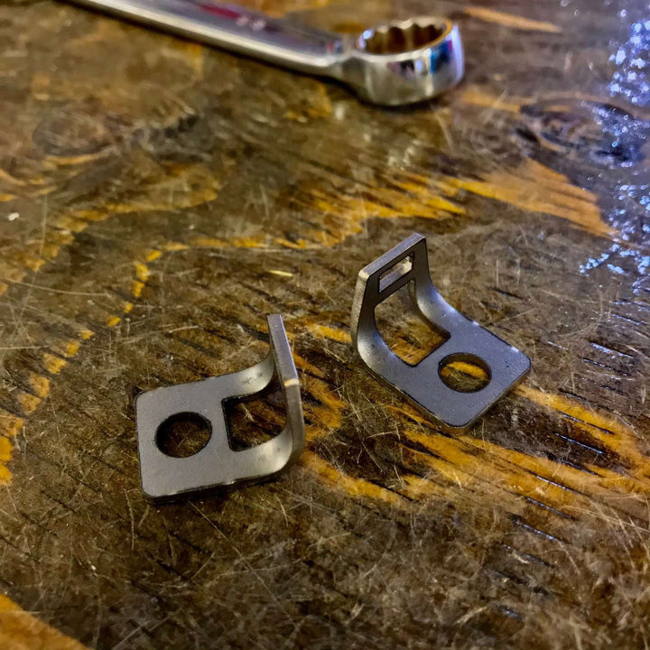 TMR Customs Stainless Steel Bolt On Zip Tie Tab/Cable Tie Tab - 50 Pack