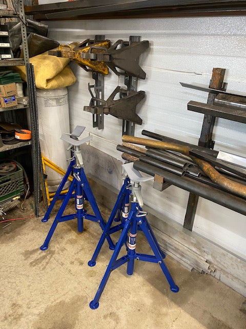 TMR Customs LARGE Jack Stand Storage Rack - PAIR