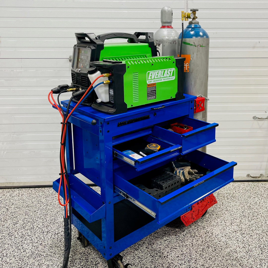 TMR Customs Welding Cart Conversion (Harbor Freight Mechanics Cart)