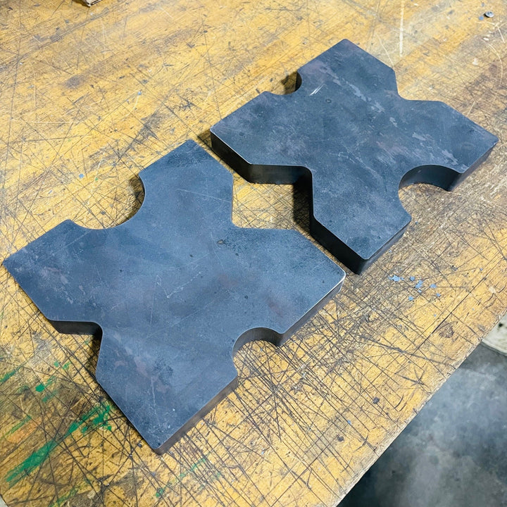 TMR Customs Shop Press Plates - 7" x 7"