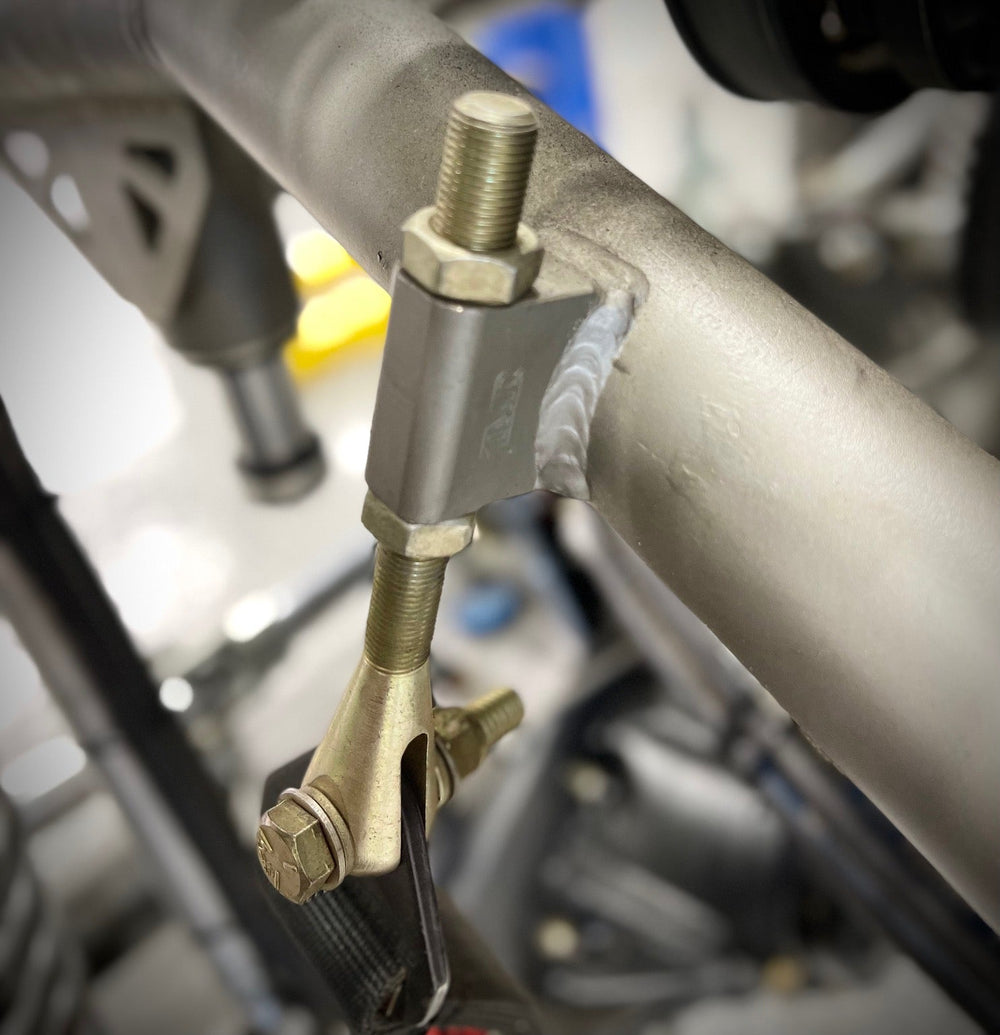 TMR Customs Limit Strap Clevis & Weld Block - Round Tube - Single Strap