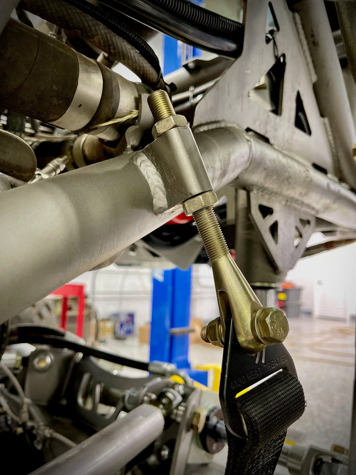 TMR Customs Limit Strap Clevis & Weld Block - Round Tube - Single Strap