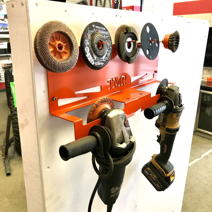 TMR Customs Angle Grinder & Abrasive Organizer