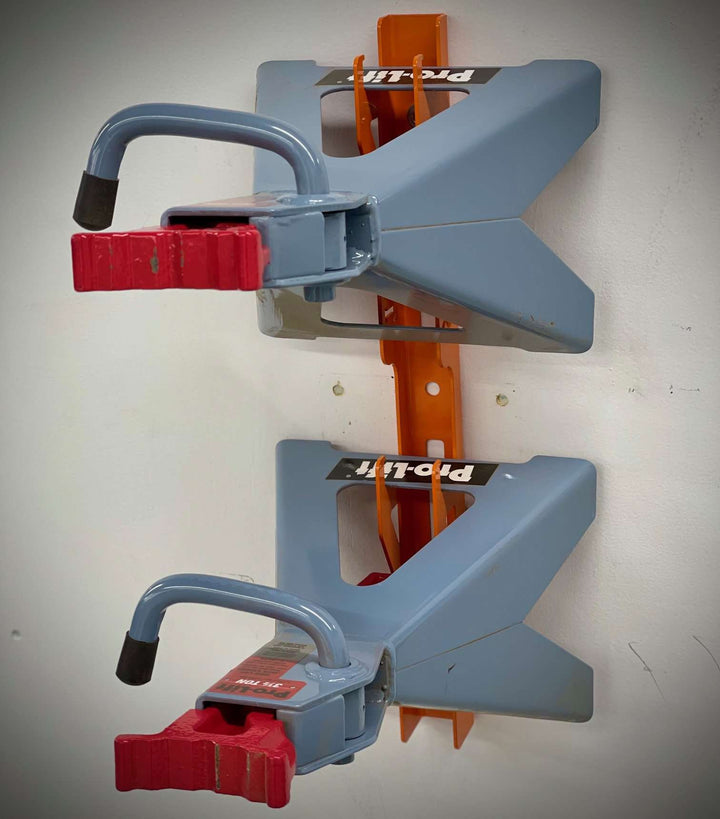 TMR Customs SMALL Jack Stand Storage Rack - PAIR