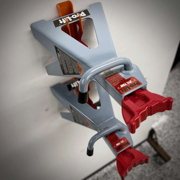 TMR Customs SMALL Jack Stand Storage Rack - PAIR