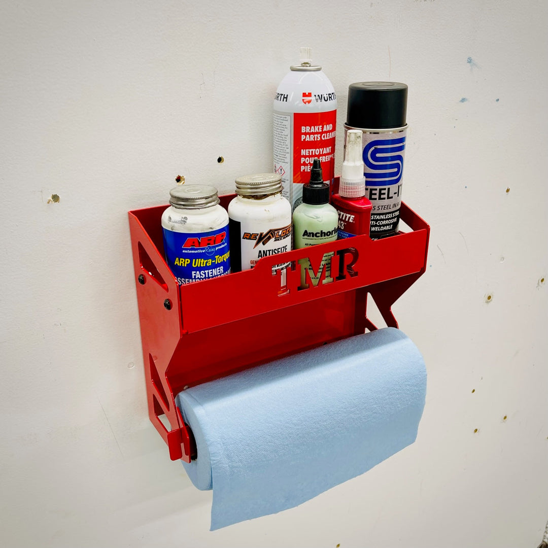 TMR Customs PAPER TOWEL HOLDER WITH SHELF 2437