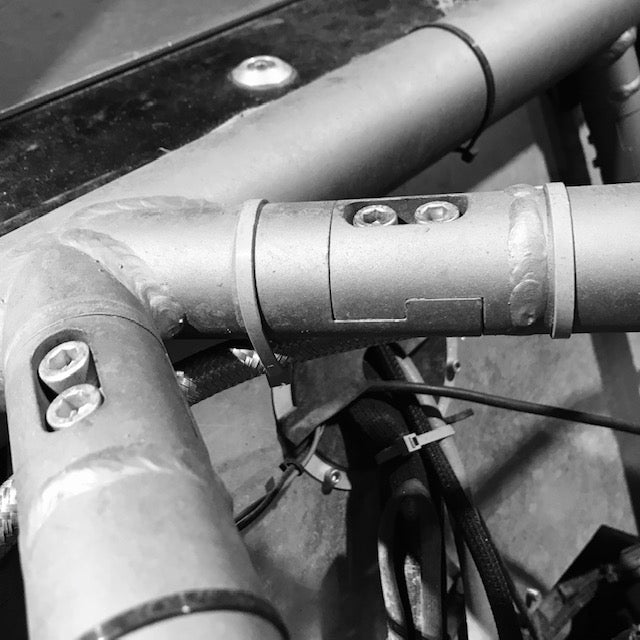 TMR Customs Notch Ready Interlocking ID Tube Clamp - Round