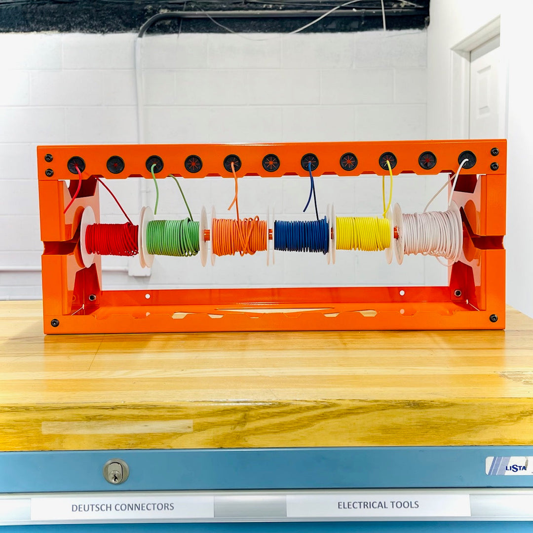 TMR Customs Large Wire Spool Organizer Rack