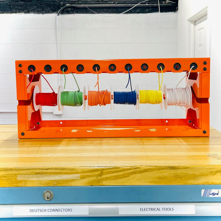 TMR Customs Large Wire Spool Organizer Rack