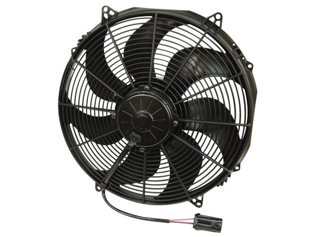 C&R Spal 16" High Output (H.O.) Electric Fan - Pull, Curved Blade IX-30102803