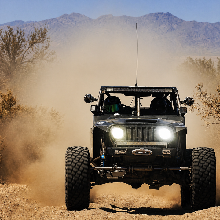 Savvy Front Bumper without Hoop (Legacy 6061 Aluminum) - 2007-2018 Jeep JK/JKU
