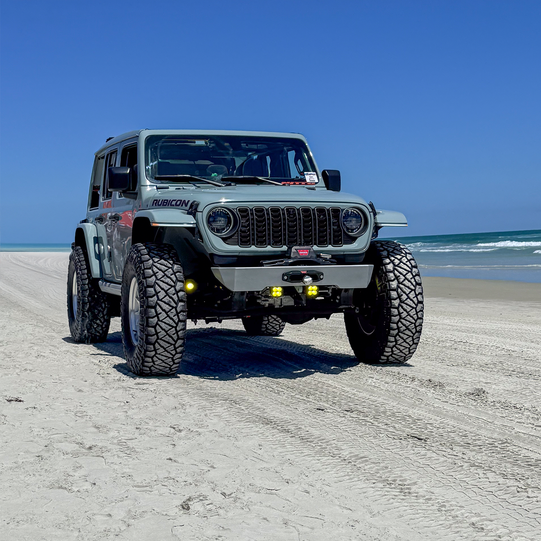 Savvy Front Bumper without Hoop (Aluminum Krawler Lite) - 2018-2026 Jeep JL/JLU/JT