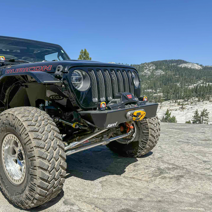 Savvy Front Bumper without Hoop (Aluminum Krawler Lite) - 2018-2026 Jeep JL/JLU/JT