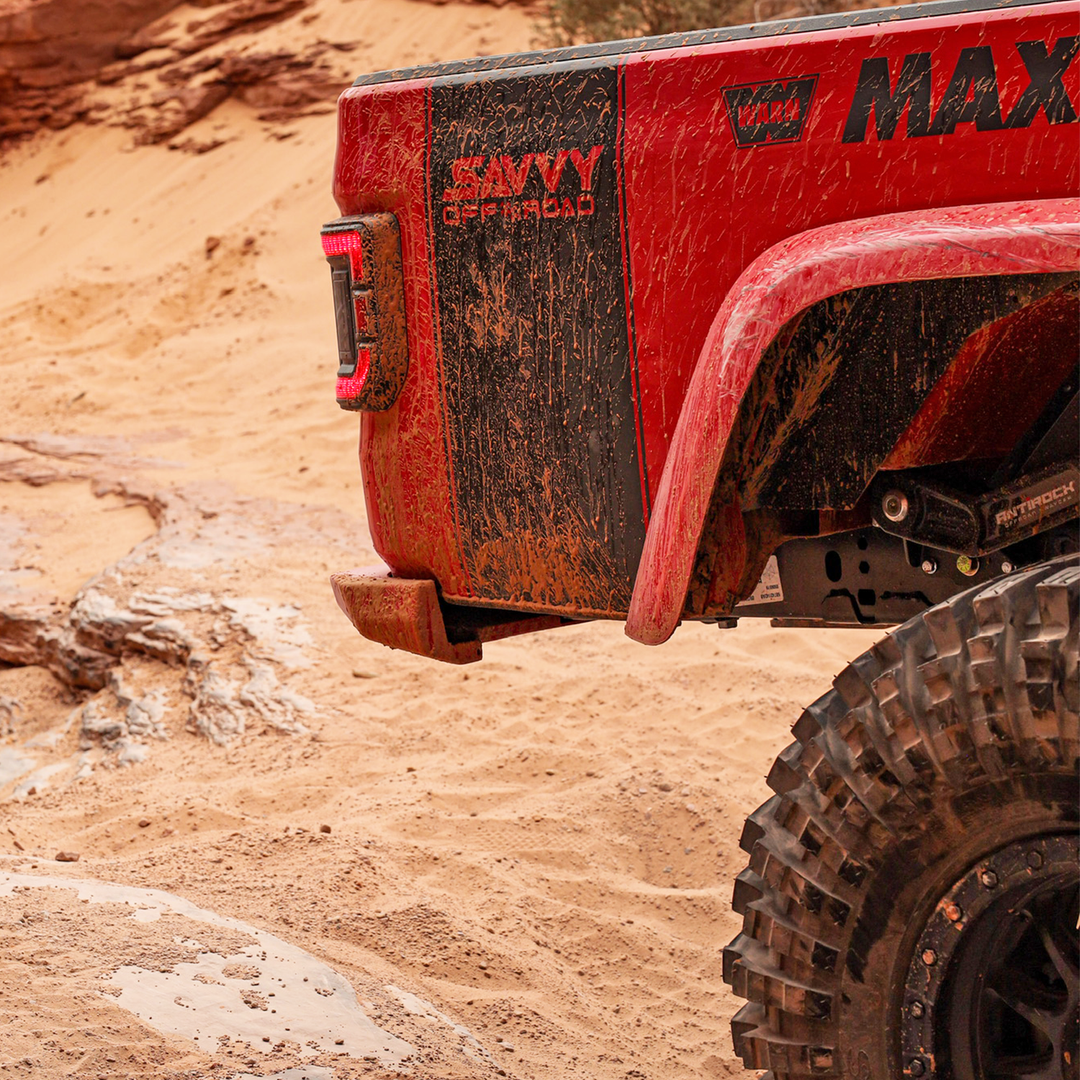 Savvy Rear Bumper (Legacy OG High Clearance Aluminum) - 2020-2026 Jeep JT