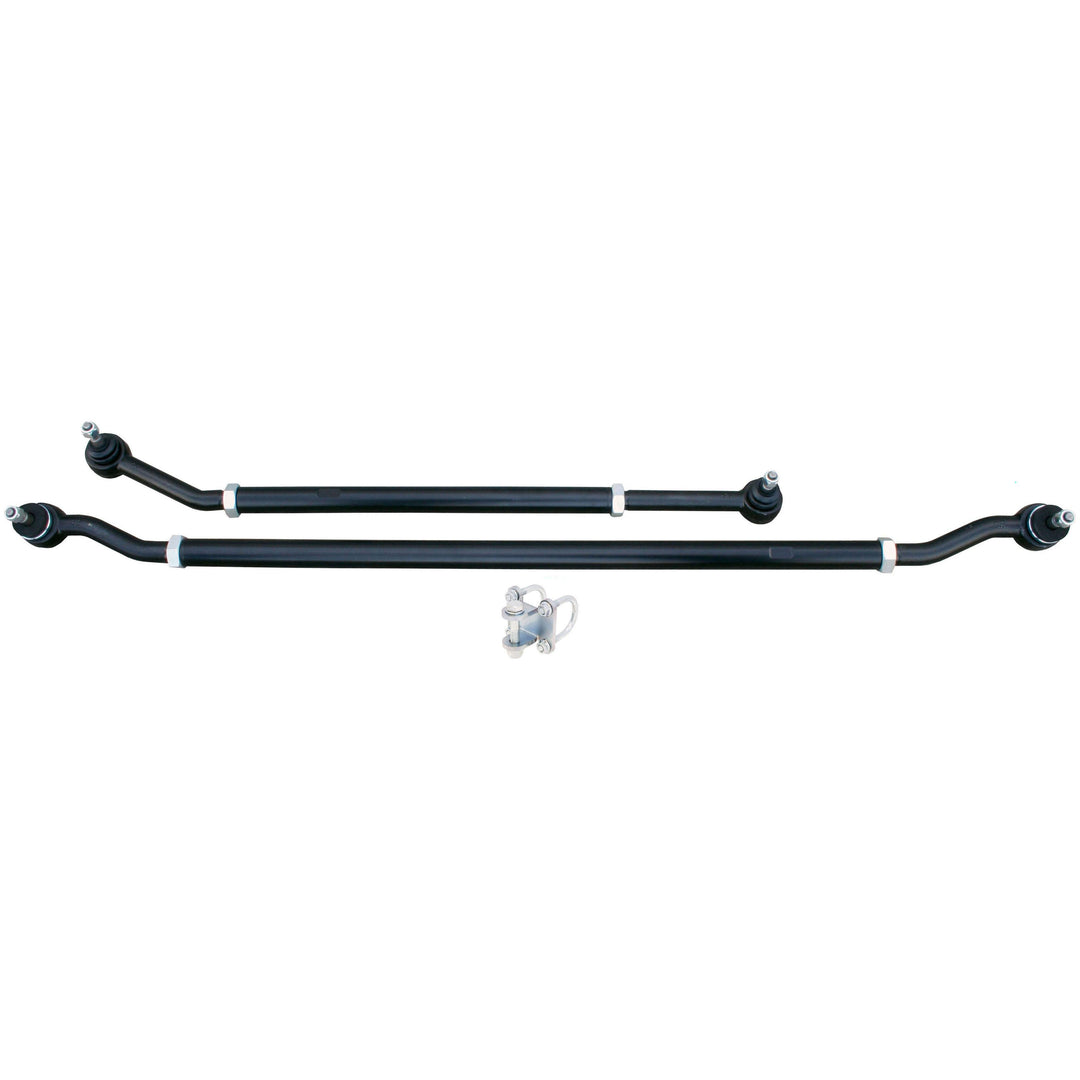 Currectlync Modular Extreme Duty Steering System 07-18 Wrangler JK Bolt-On 1 5/8 Inch Diameter Tie Rod/Drag Link HD Steering Stabilizer Shock Mounting Kit