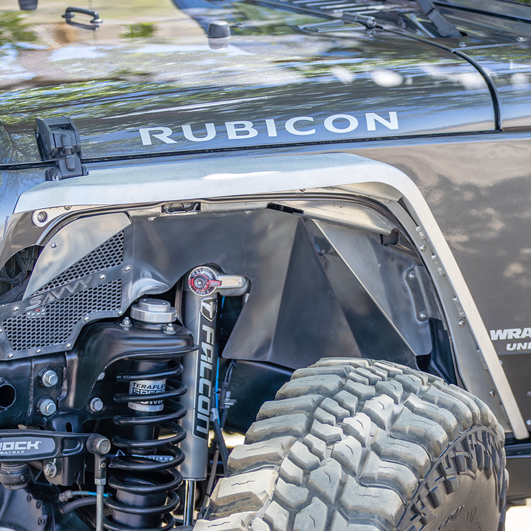 Savvy Front Ultra High Line Fenders (Aluminum) - 2007-2018 Jeep JK/JKU