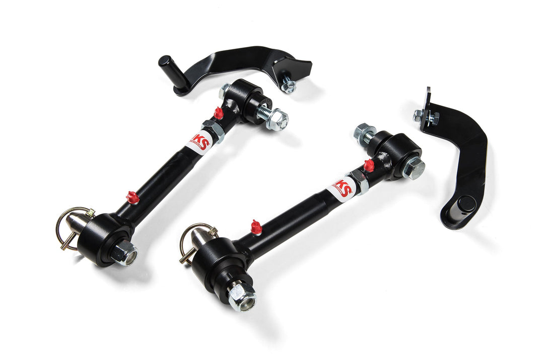 Quicker Disconnect Sway Bar Links 2.5 Inch-6.0 Inch Lift Wrangler JL and Gladiator JT JKS Manufacturing JKS2033