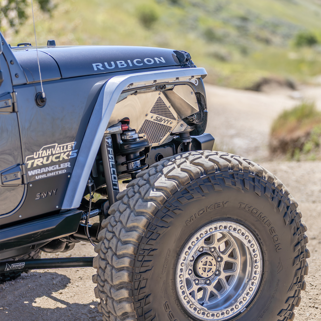Savvy Front Ultra High Line Fenders (Aluminum) - 2007-2018 Jeep JK/JKU