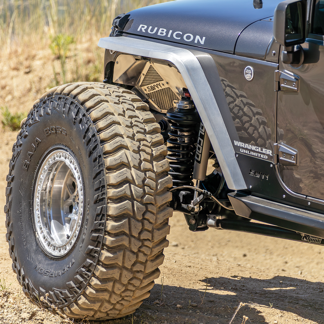 Savvy Front Ultra High Line Fenders (Aluminum) - 2007-2018 Jeep JK/JKU