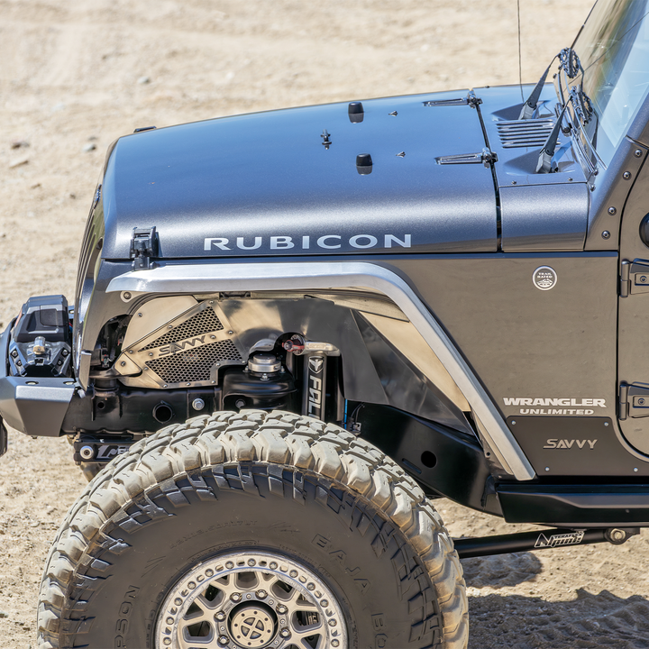 Savvy Front Ultra High Line Fenders (Aluminum) - 2007-2018 Jeep JK/JKU