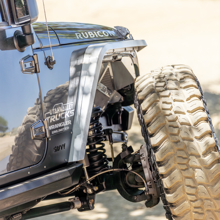 Savvy Front Ultra High Line Fenders (Aluminum) - 2007-2018 Jeep JK/JKU