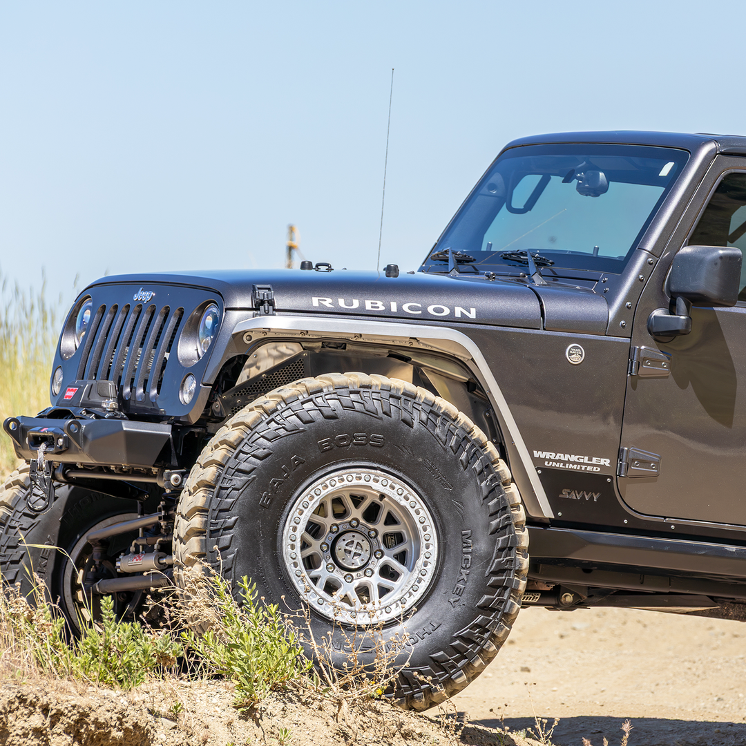 Savvy Front Ultra High Line Fenders (Aluminum) - 2007-2018 Jeep JK/JKU