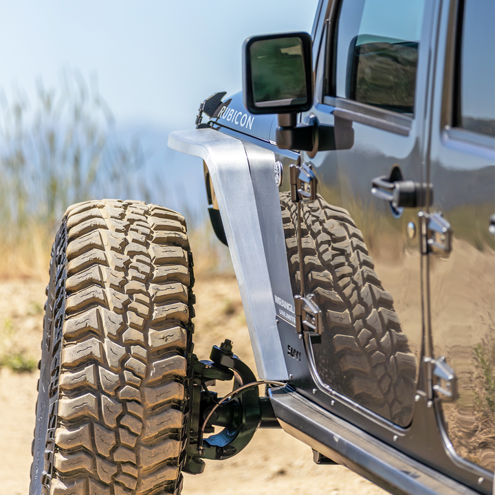 Savvy Front Ultra High Line Fenders (Aluminum) - 2007-2018 Jeep JK/JKU