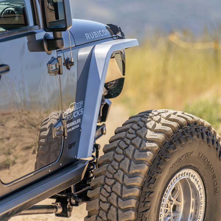 Savvy Front Ultra High Line Fenders (Aluminum) - 2007-2018 Jeep JK/JKU