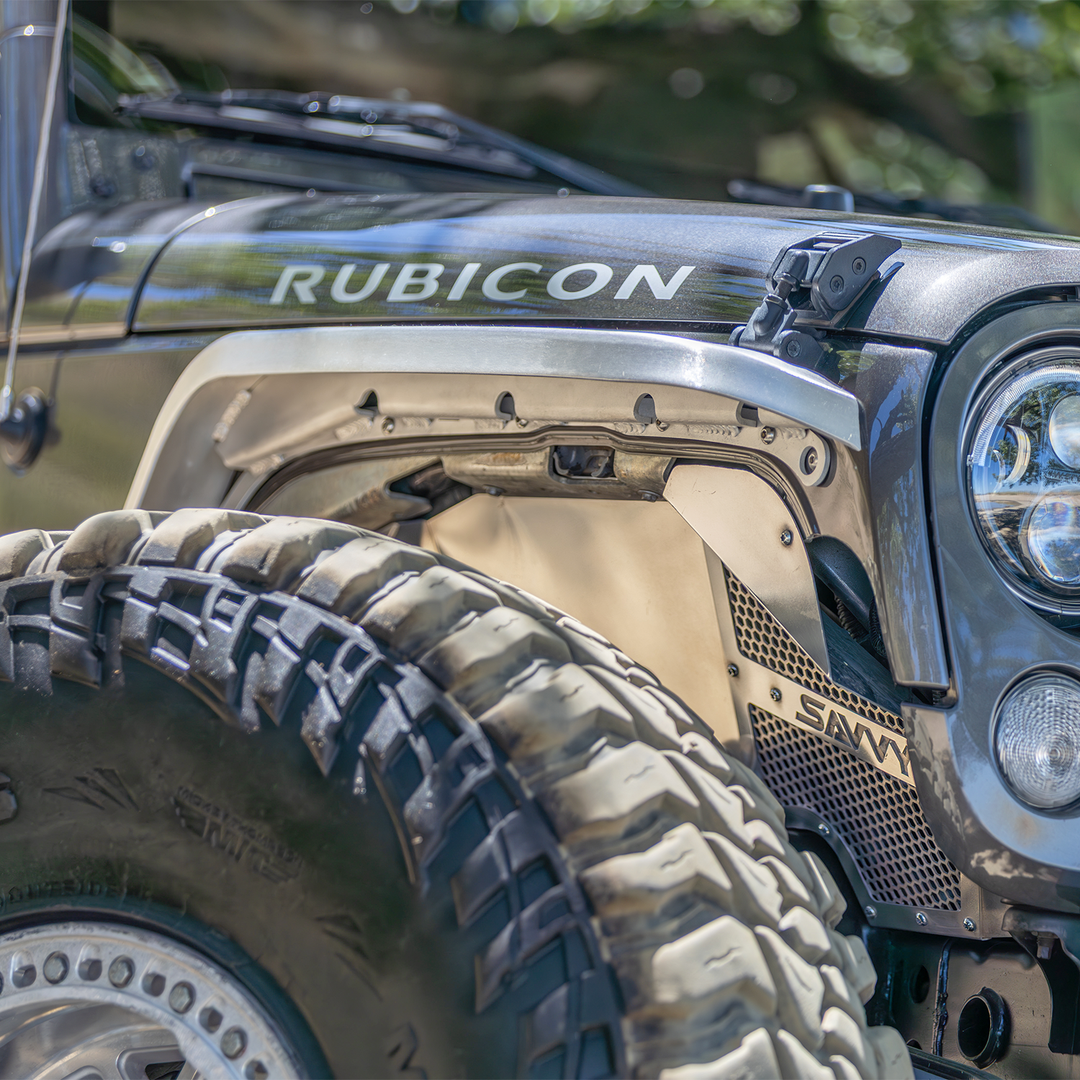 Savvy Front Ultra High Line Fenders (Aluminum) - 2007-2018 Jeep JK/JKU