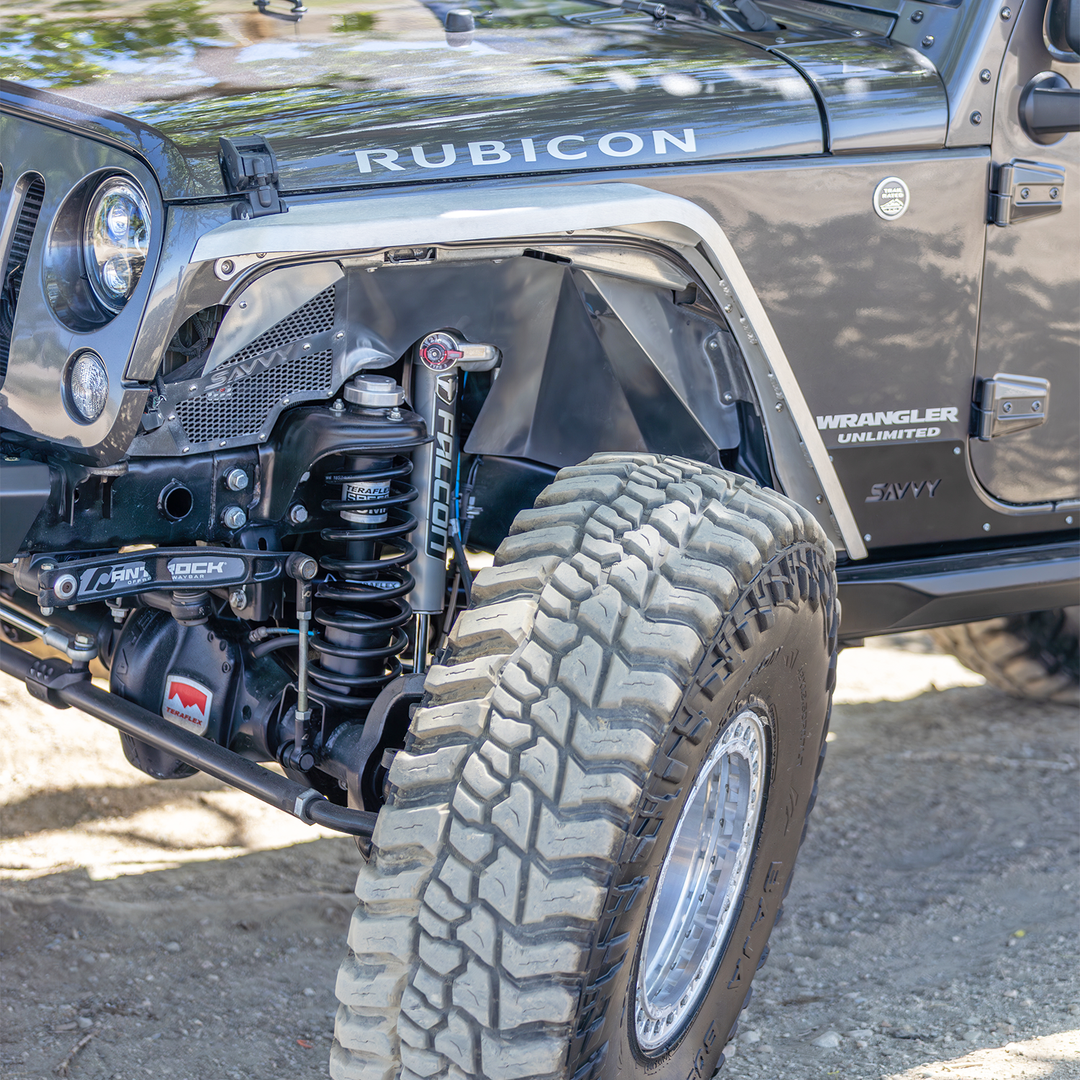 Savvy Front Ultra High Line Fenders (Aluminum) - 2007-2018 Jeep JK/JKU