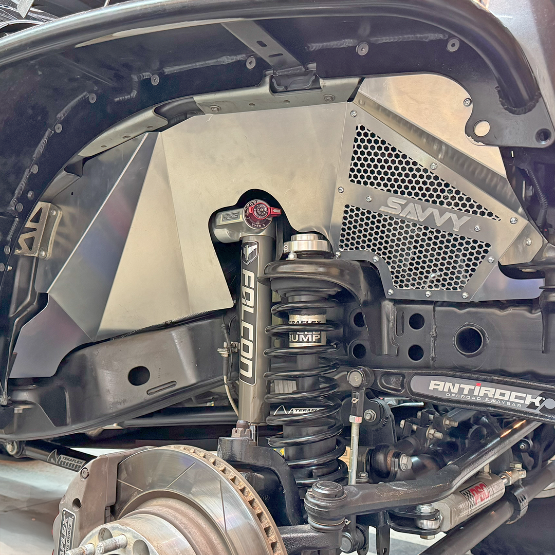 Savvy Front Inner Fenders (High Clearance Aluminum) - 2007-2018 Jeep JK/JKU