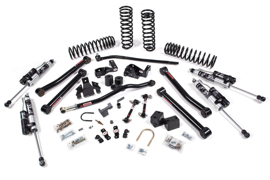 2007-2018 Jeep Wrangler JK J-Konnect 3.5 Inch Lift Kit 2 Door with FOX 2.0 Remote Reservoir Shocks | JKS JSPEC114KFR