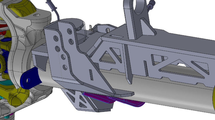 TMR Customs JK, JL, JT 1 TON Axle Swap Truss - Front Dana 60