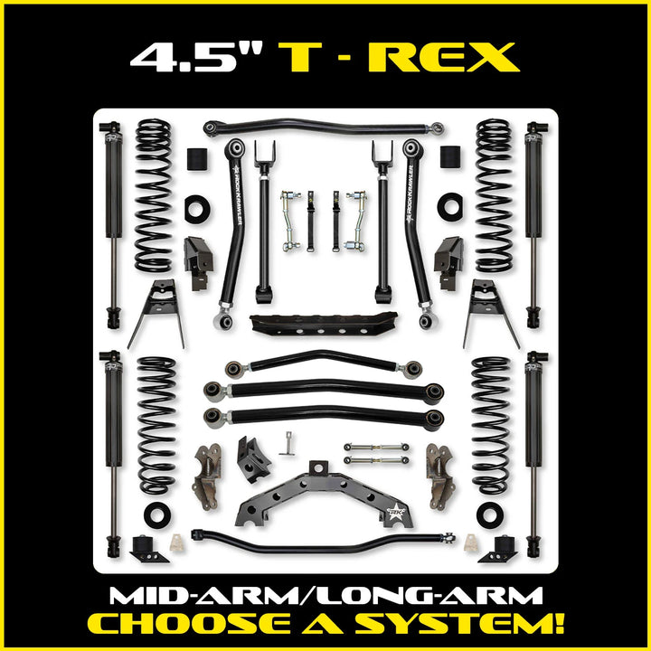 Rock Krawler 4.5 Inch T-Rex Hybrid System - Jeep Wrangler JL 2-Door
