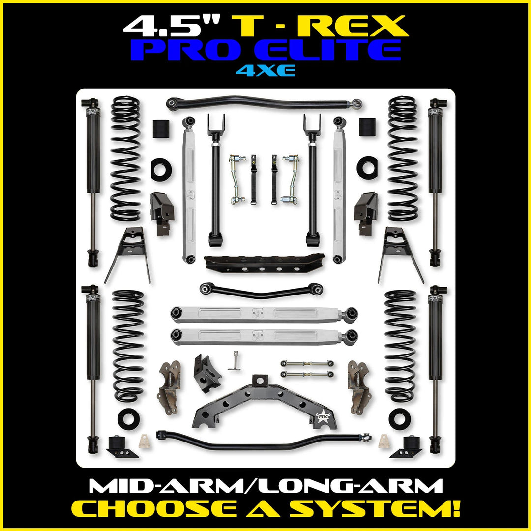 Rock Krawler 4.5 Inch T-Rex Pro Elite Hybrid System - Jeep Wrangler JLU 4xe