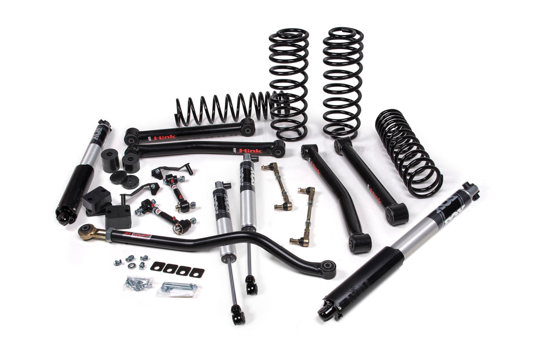 2018-2027 Jeep Wrangler JL J-Konnect 3 Inch Lift Kit 2 Door with FOX 2.5 IFP Performance Series Shocks Standard Rate Coils | JKS JSPEC145PS