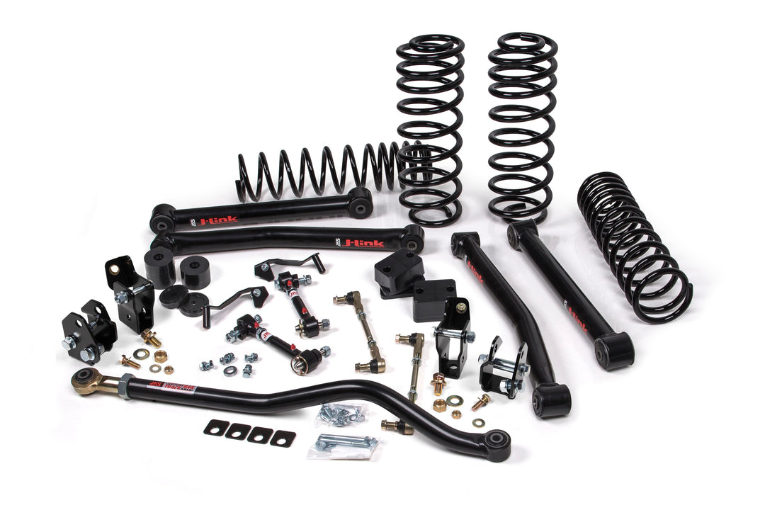 2020-2025 Jeep Wrangler JL Diesel/392 J-Konnect 2.5 Inch Lift Kit 4 Door with Shock Extension Brackets (OE Shocks) | JKS JSPEC163KNS