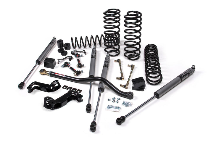 2018-2027 Jeep Wrangler JL J-Kontrol 3.5 Inch Lift Kit 4 Door with FOX 2.0 Adventure Series Shocks Standard Rate Coils | JKS JSPEC141KFA