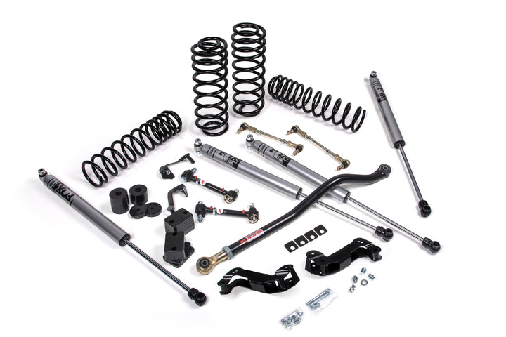 2020-2025 Jeep Wrangler JL Diesel/392 J-Kontrol 2.5 Inch Lift Kit 4 Door with FOX 2.0 Adventure Series Shocks | JKS JSPEC166KFA