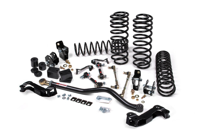 2020-2025 Jeep Wrangler JL Diesel/392 J-Kontrol 2.5 Inch Lift Kit 4 Door with Shock Extension Brackets (OE Shocks) | JKS JSPEC166KNS