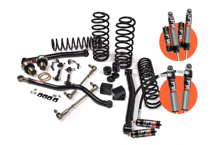 2018-2027 Jeep Wrangler JL J-Lander 3.5 Inch Lift Kit 4 Door with FOX 2.5 Performance Elite Series Shocks | JKS JSPEC130PES